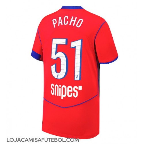 Camisa de Futebol Paris Saint-Germain Willian Pacho #51 Equipamento Alternativo 2025-26 Manga Curta Camisa de Futebol Paris Saint-Germain Willian Pacho #51 Equipamento Alternativo 2025-26 Manga Curta